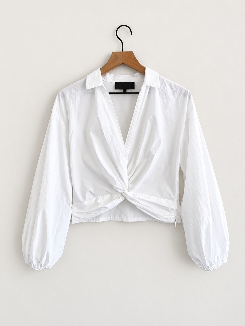 Sunday in Brooklyn Anthropologie Twist-Front V-Neck Blouse M